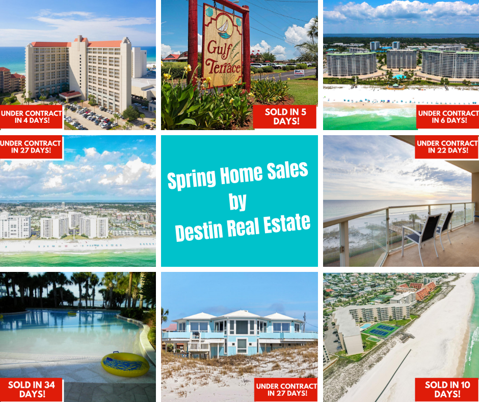 Spring home sales by Destin Real Estate