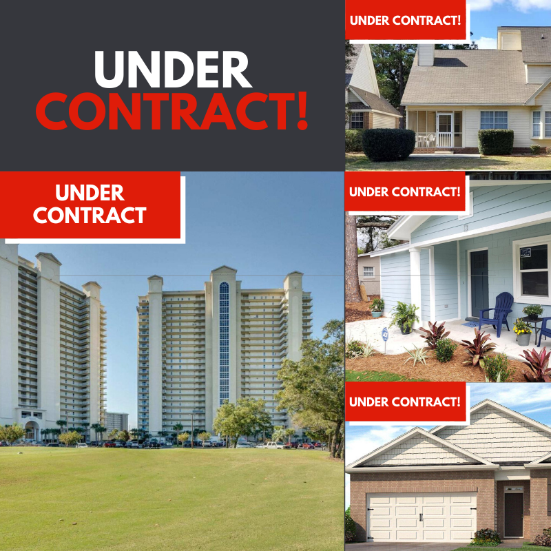Under contract listings with Destin Real Estate