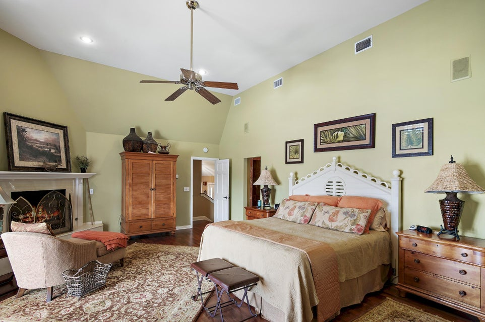Master bedroom in Holiday Isle home