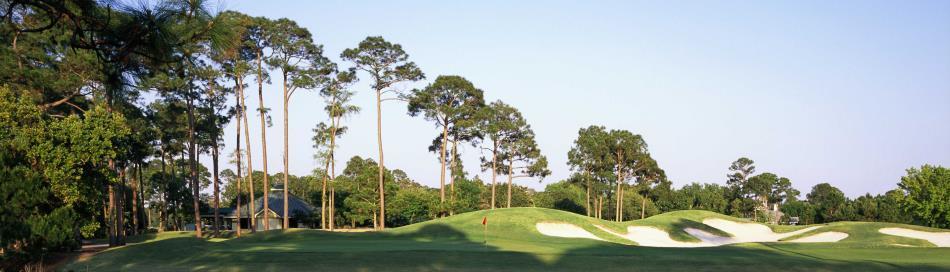 The scenic Baytowne golf course in Sandestin Resort, FL