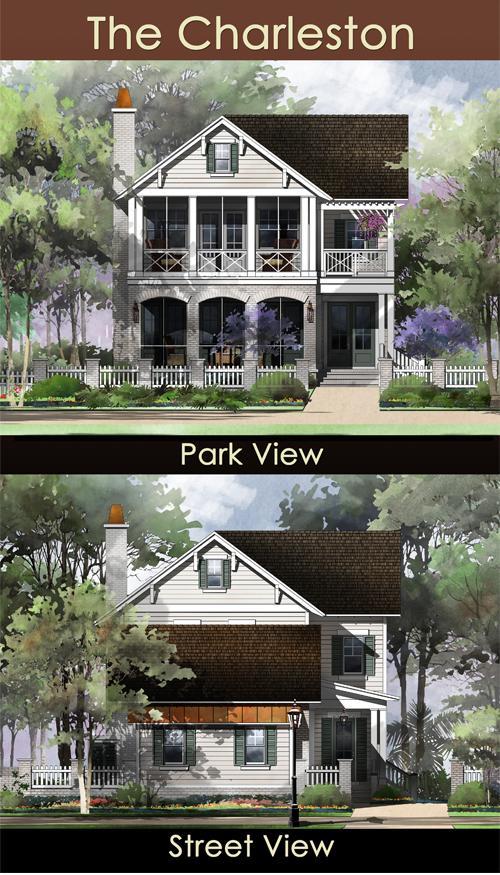 The Charleston home design at Regatta Bay Preserve