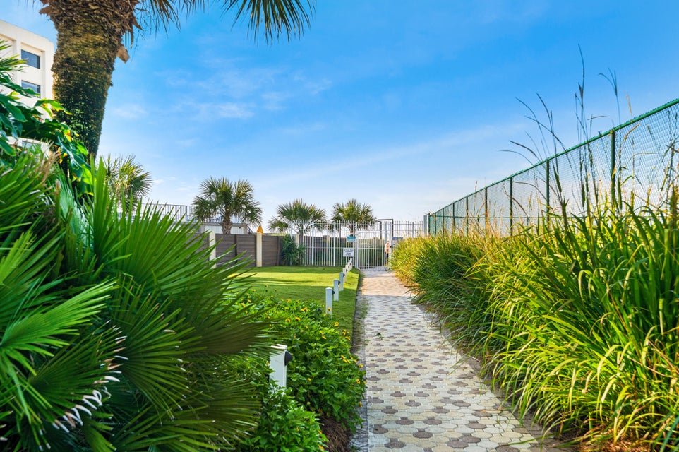 Private walkway to the beach at Islander Condos, Destin, Florida